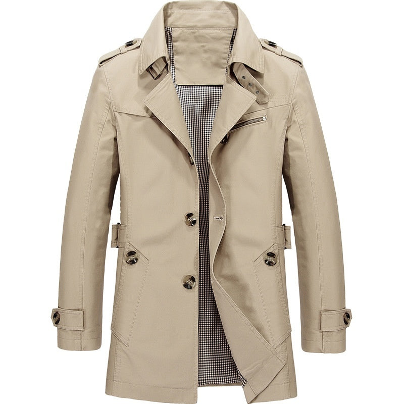 Patrick™ Mode Trenchcoat voor Heren