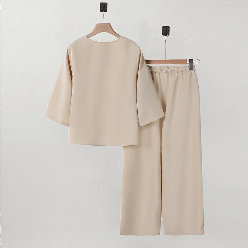 Polla™ Blouse en Broek Set voor Dames